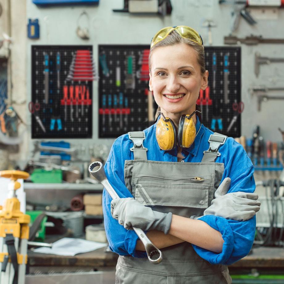 B2X Parete portautensili in 3 parti con accessori  