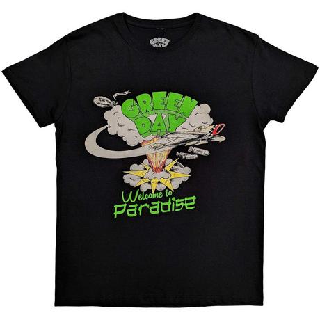 Green Day  Tshirt WELCOME TO PARADISE 