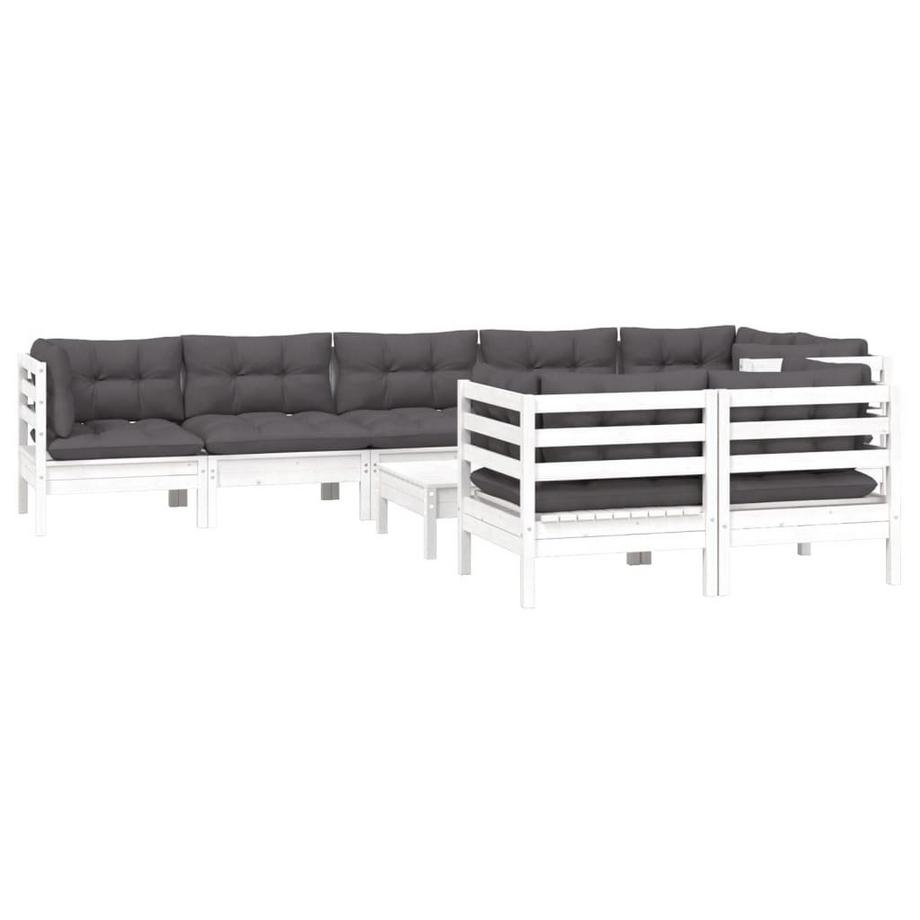 VidaXL set salotto da giardino Legno di pino  