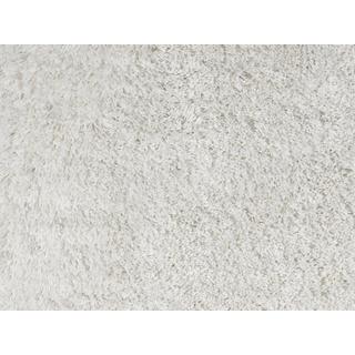 Vente-unique  Tapis shaggy à poils longs microfibre - 120 x 170 cm  - Blanc -  HARVEY 