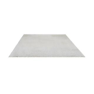 Vente-unique  Tapis shaggy à poils longs microfibre - 120 x 170 cm  - Blanc -  HARVEY 