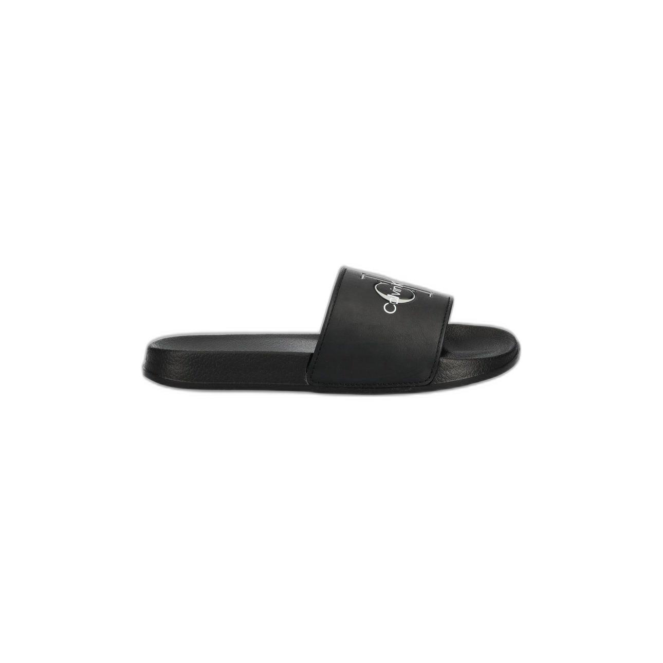Image of Slides Für Kinder Logo Print Black Unisex 31