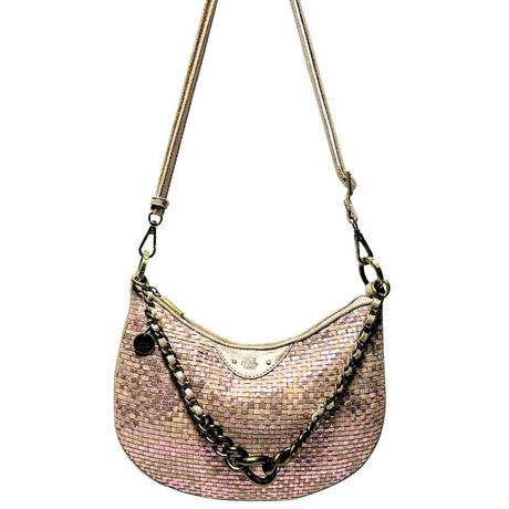 mila louise NELIA W Geflochtene Umhängetasche  