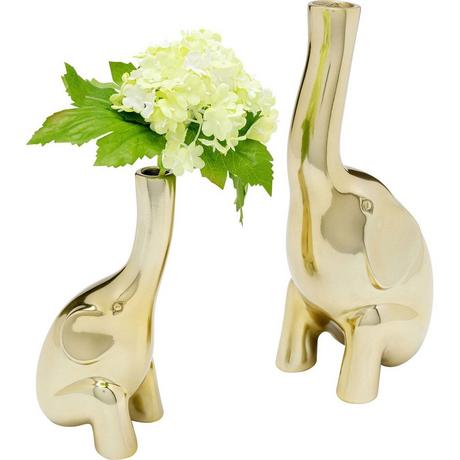 KARE Design Vase déco Buddy doré (lot de 2)  