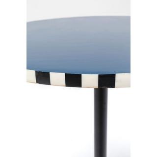 KARE Design Table d'appoint Domero Race bleu autour des années 40  