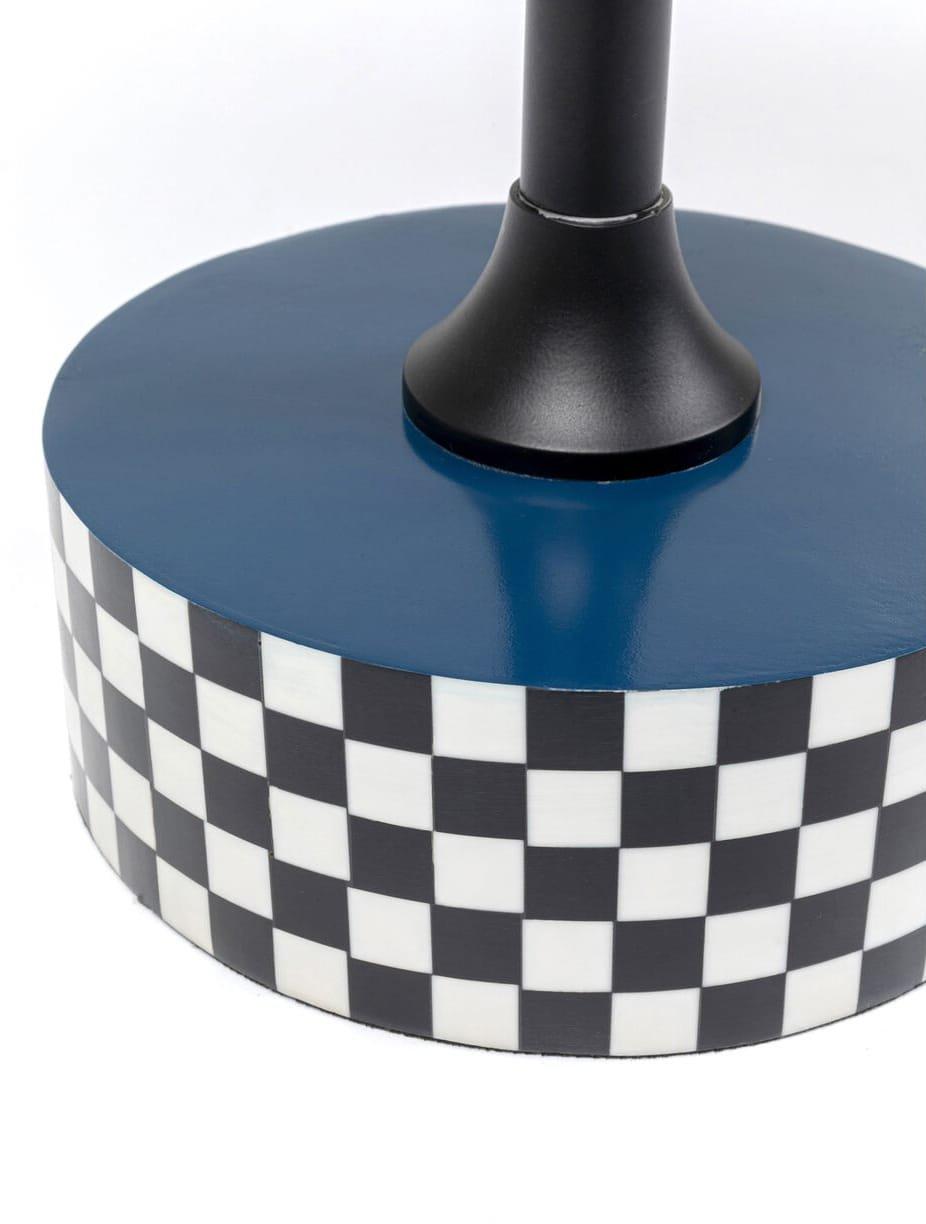 KARE Design Table d'appoint Domero Race bleu autour des années 40  