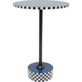 KARE Design Table d'appoint Domero Race bleu autour des années 40  