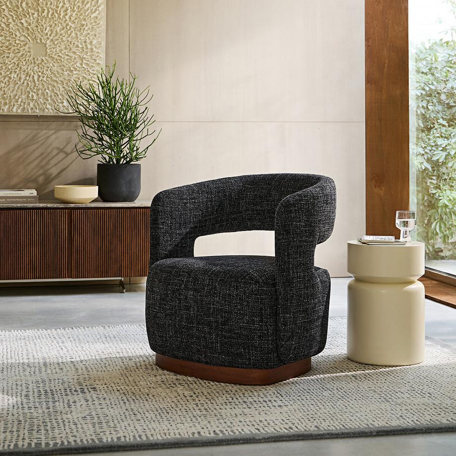 AM.PM Fauteuil pivotant base noyer  