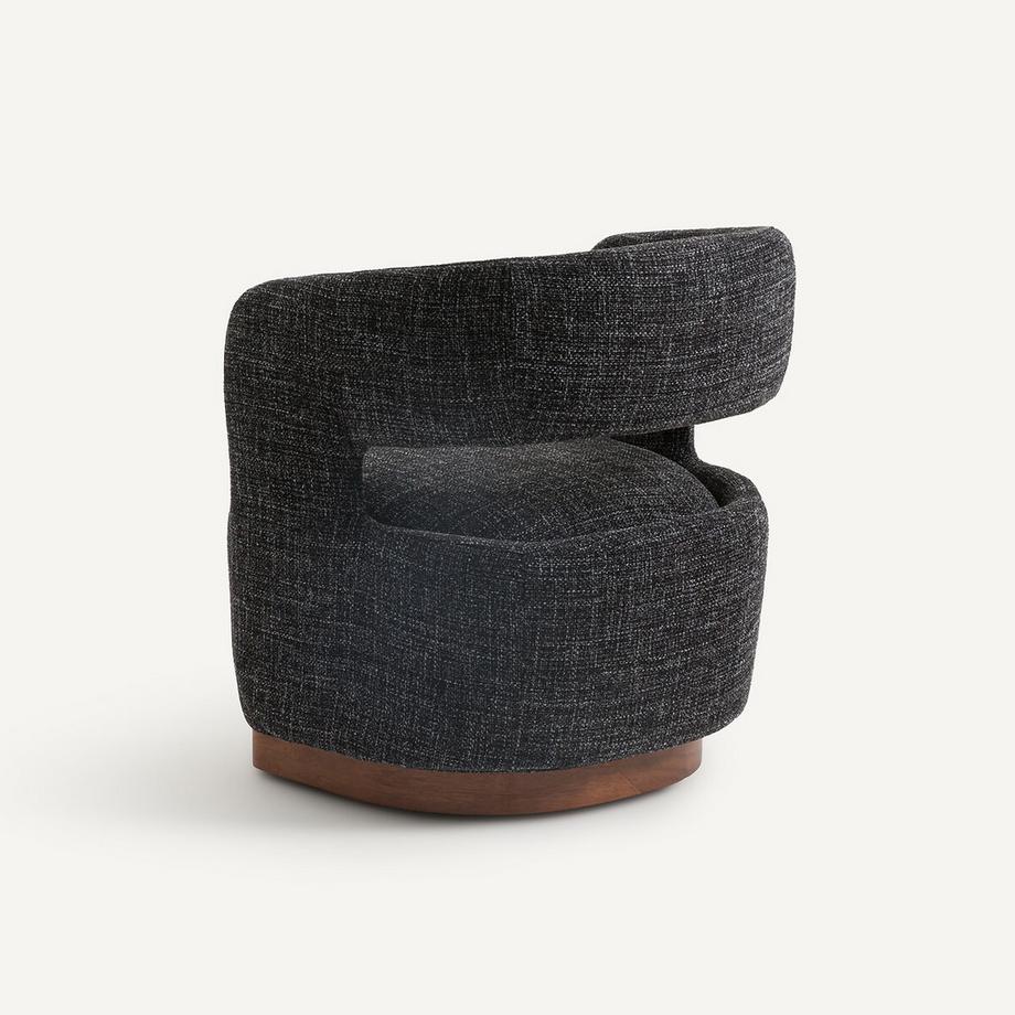 AM.PM Fauteuil pivotant base noyer  