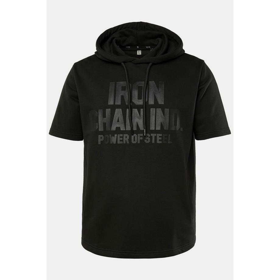 JP1880 Iron Anvil Fitness QuickDry Felpa con Cappuccio Mezze Maniche  