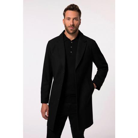 JP1880  Cappotto in misto lana con revers, fino alla tg. 8XL 