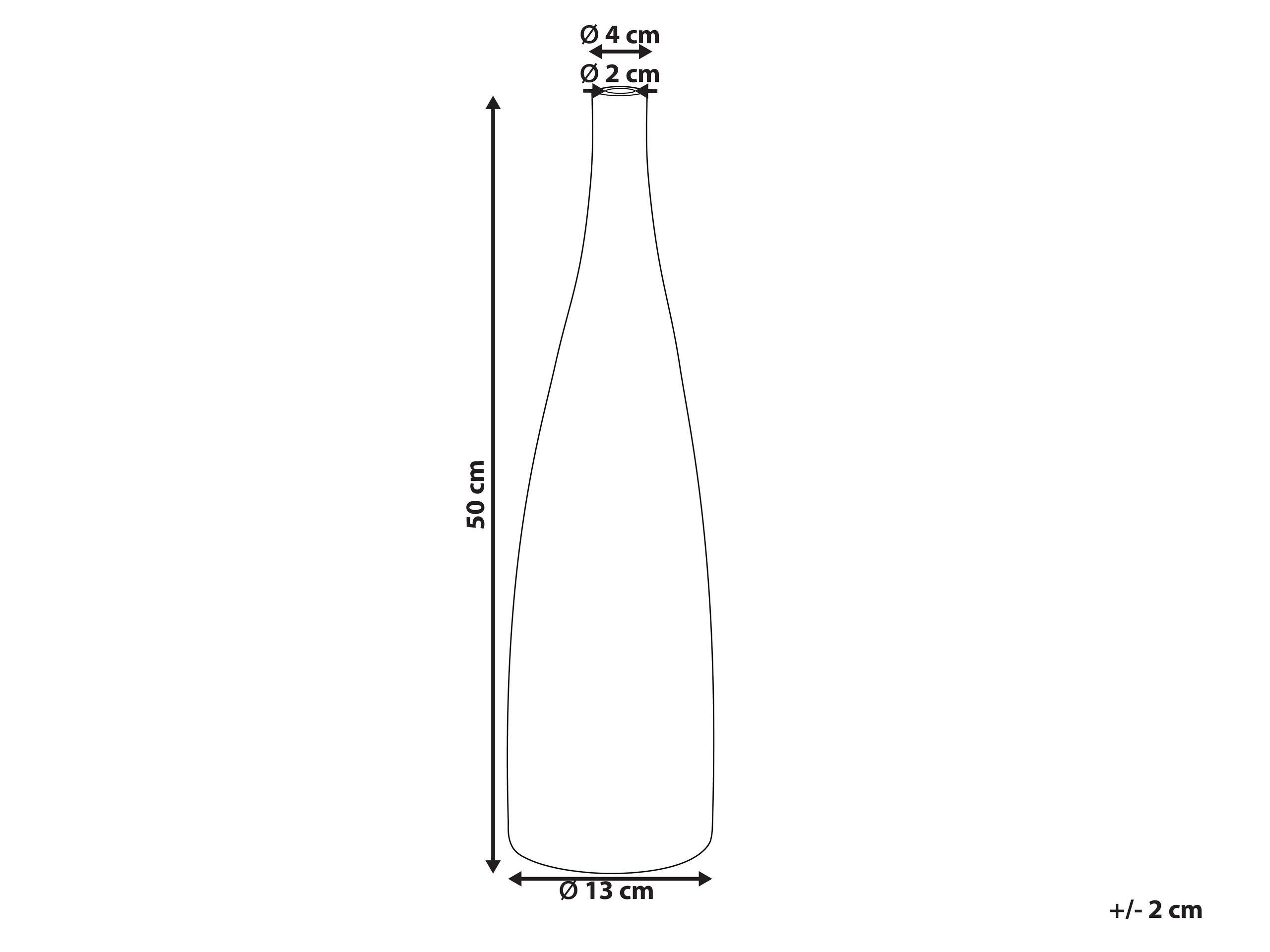 Beliani Blumenvase aus Terrakotta Modern SABADELL  