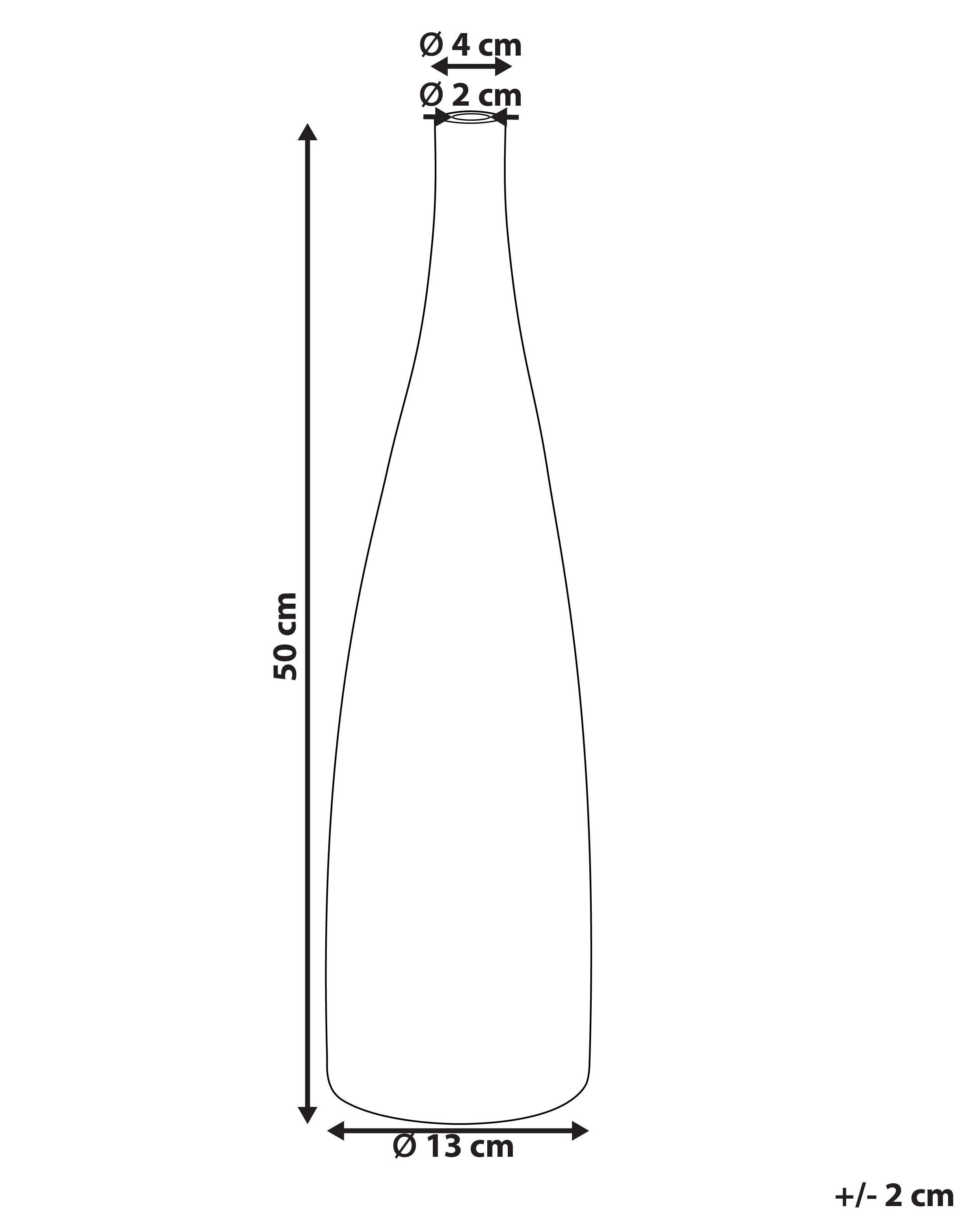 Beliani Blumenvase aus Terrakotta Modern SABADELL  