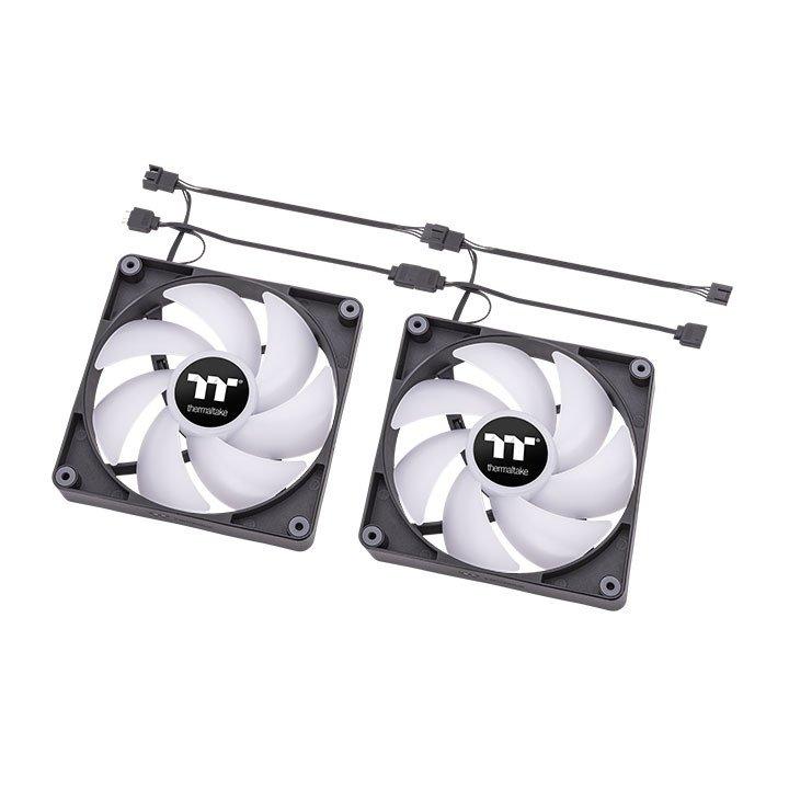 Thermaltake  CT120 ARGB Sync PC Boitier PC Ventilateur Noir, Blanc 2 pièce(s) 