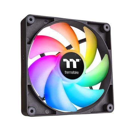 Thermaltake  CT120 ARGB Sync PC Computergehäuse Ventilator Schwarz, Weiß 2 Stück(e) 