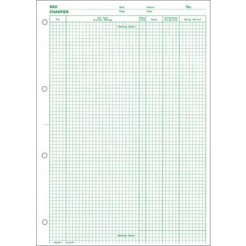 FAVORIT Devis-Ausmassblock A4 2074 grün, 80g 100 Blatt