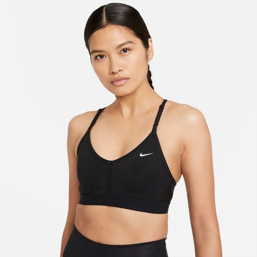 Image of W Nk Df Indy V-neck Bra-xs Damen Schwarz XS