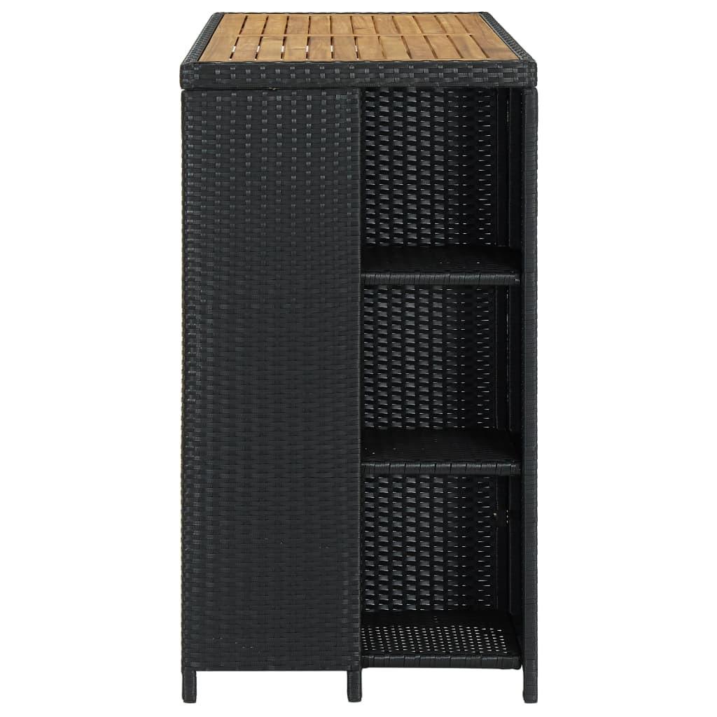 VidaXL Stehtisch poly-rattan  