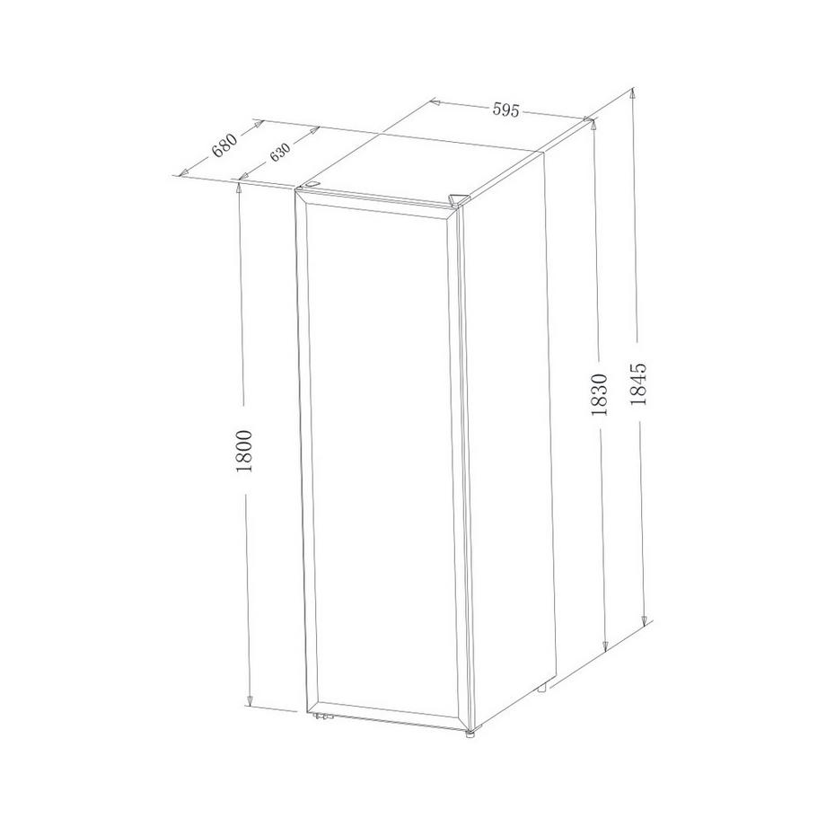 Kibernetik Weinklimaschrank 2 Zonen WKH448D 448 Liter  