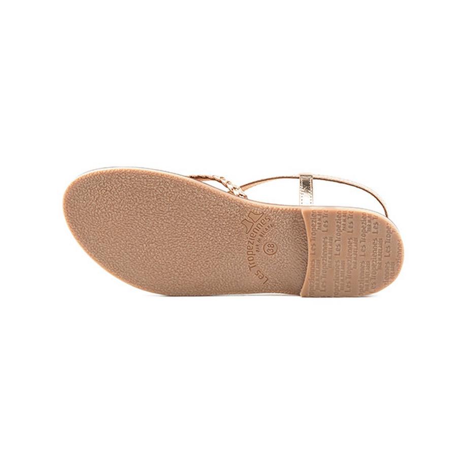 Les Tropeziennes Chou-41 Flache Ledersandalen  
