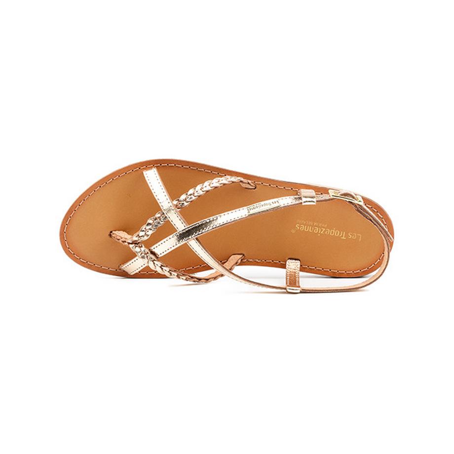 Les Tropeziennes Chou-41 Flache Ledersandalen  