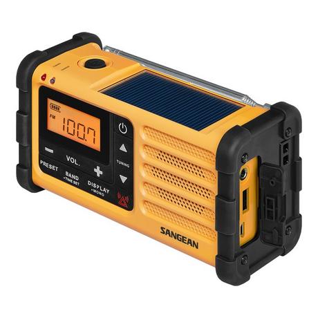 SANGEAN  Sangean MMR-88 radio Portatile Digitale Nero, Giallo 