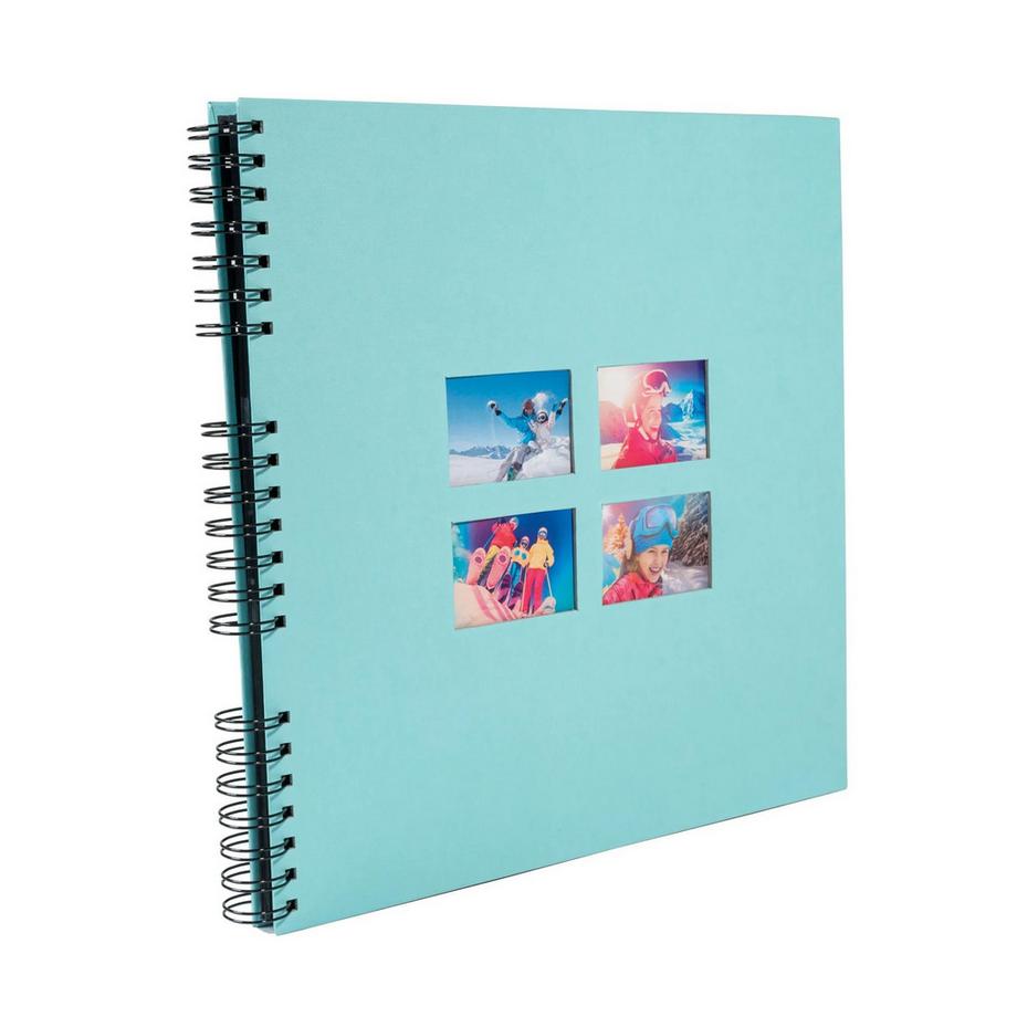 Exacompta Album photo à spirales 60 pages noires Milano  