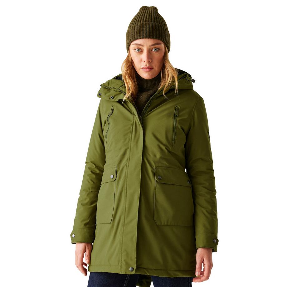 Veste Imperméable Unie À Capuche Valenta