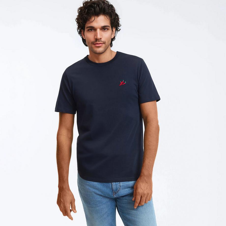 La Redoute Collections T-shirt col rond manches courtes  