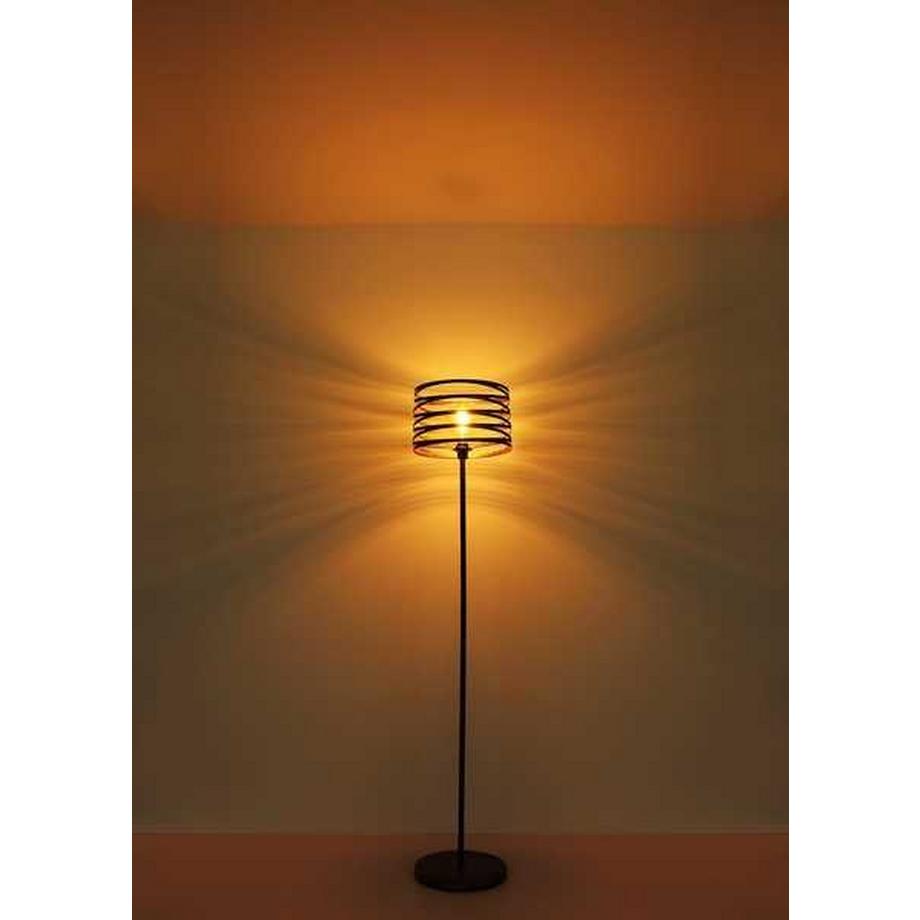 mutoni Lampe à suspension Marco métal noir 1xE27  