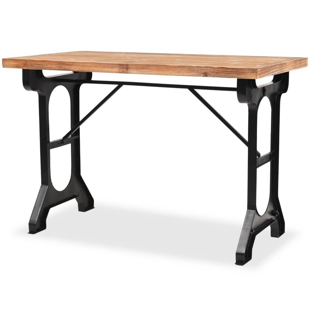 VidaXL Table à manger bois  