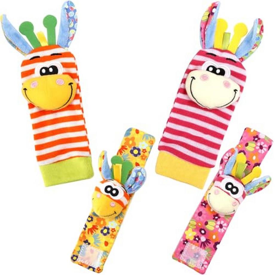 Activity-board  Baby Rassel Spielzeug Tier Handgelenk Rassel 