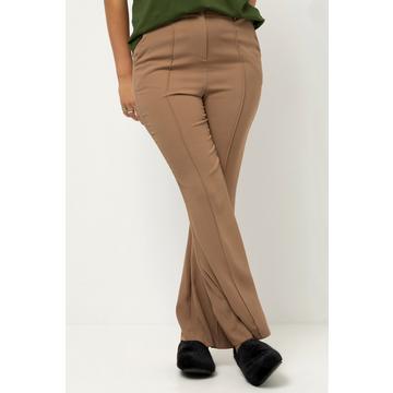 Pantalon pattes d'éléphant, coupe Flared Fit, taille haute, passepoil