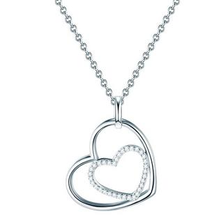 Rafaela Donata  Femme Collier en argent Coeur 