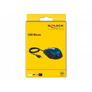 DeLock  12621 Maus rechts USB Typ-A Optisch 2000 DPI 