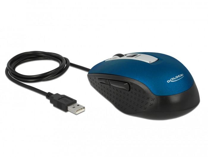 DeLock  12621 Maus rechts USB Typ-A Optisch 2000 DPI 