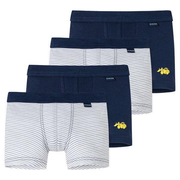 Image of 4er Pack Kids Boys Feinripp Organic Cotton - Retro-short Pant Jungen Marine 92