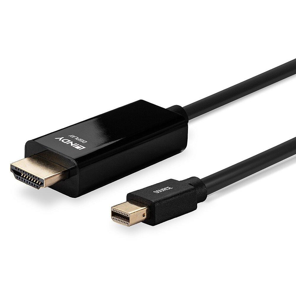 LINDY  Lindy 36927 Videokabel-Adapter DisplayPort HDMI Typ A (Standard) Schwarz 