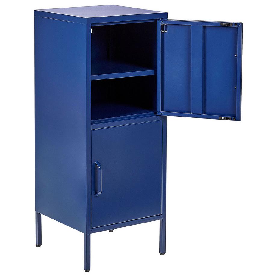 Beliani Büroschrank aus Stahl Industriell HURON  