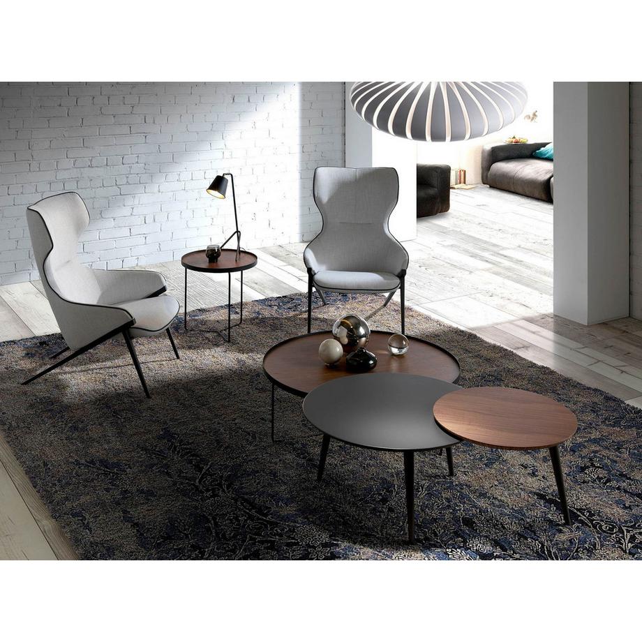 ANGEL CERDA Fauteuil en tissu gris  