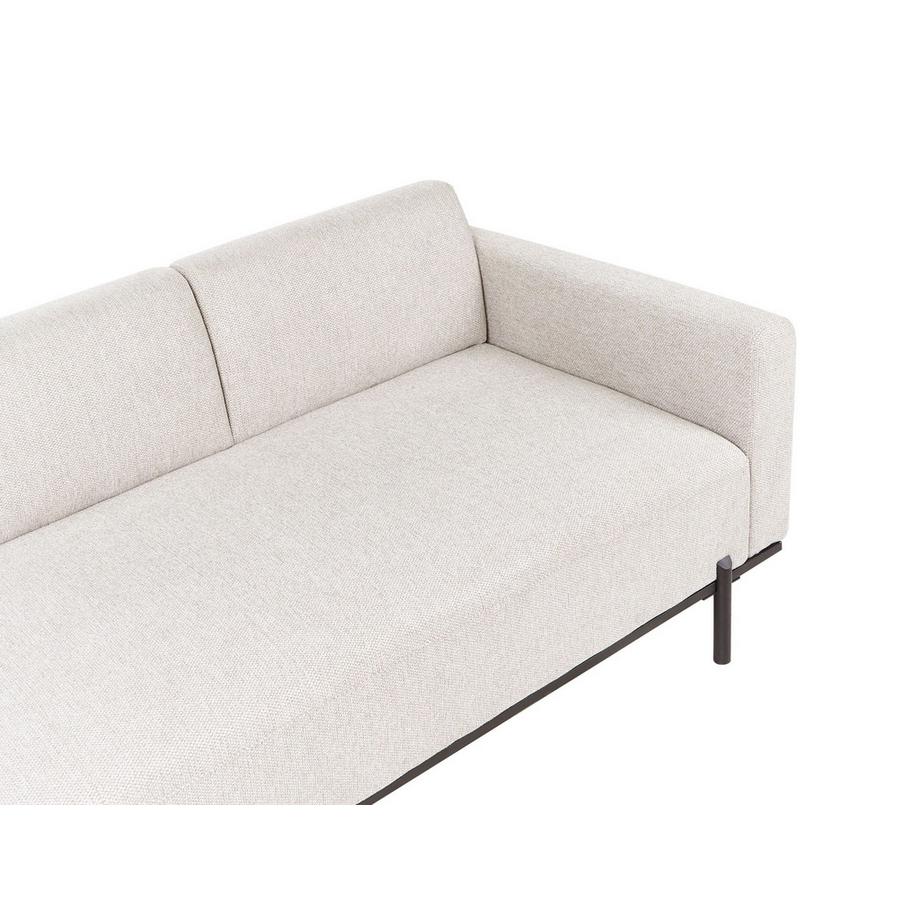 Beliani Chaiselongue aus Kunstleinen  SAVASSE  