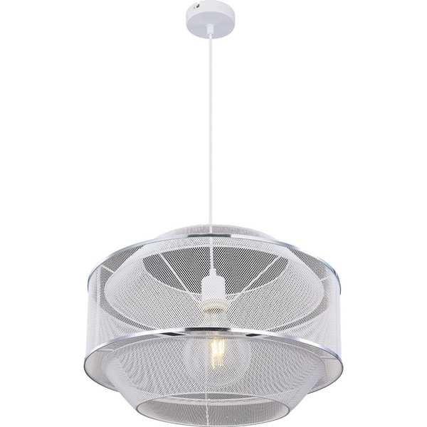 Image of Hängeleuchte Vigatto Metall weiss 1xE27 Hängeleuchte Vigatto Metall weiss 1xE27