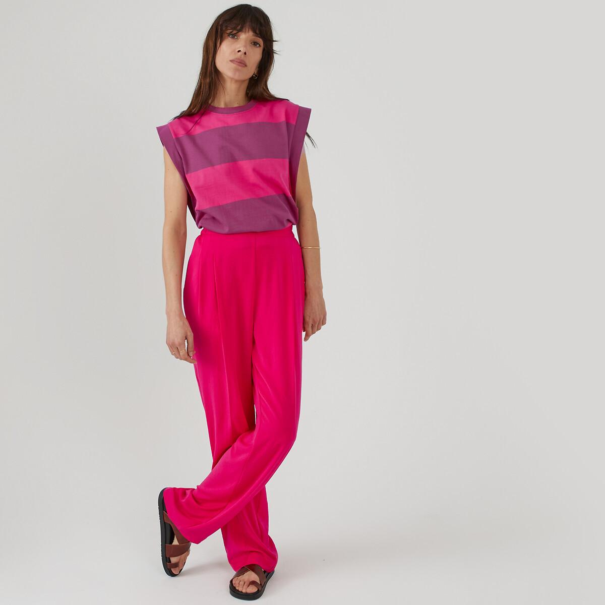 Image of Gerade Hose Damen Rosa 46