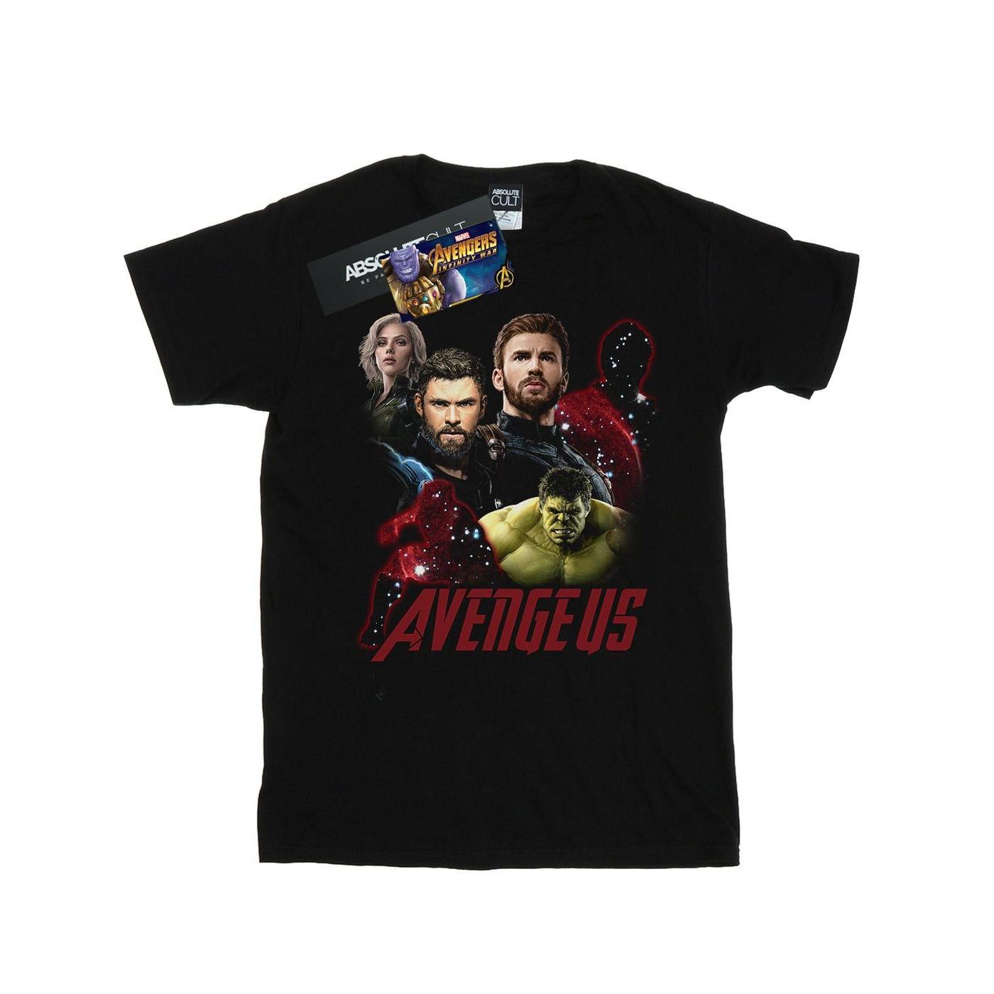 Image of Avengers Infinity War The Fallen Tshirt Damen Schwarz L