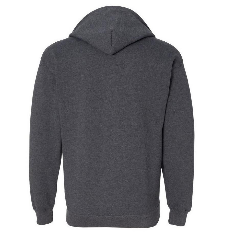 Gildan Mélange lourd Adulte Plein Zip Sweat à capuche Top  