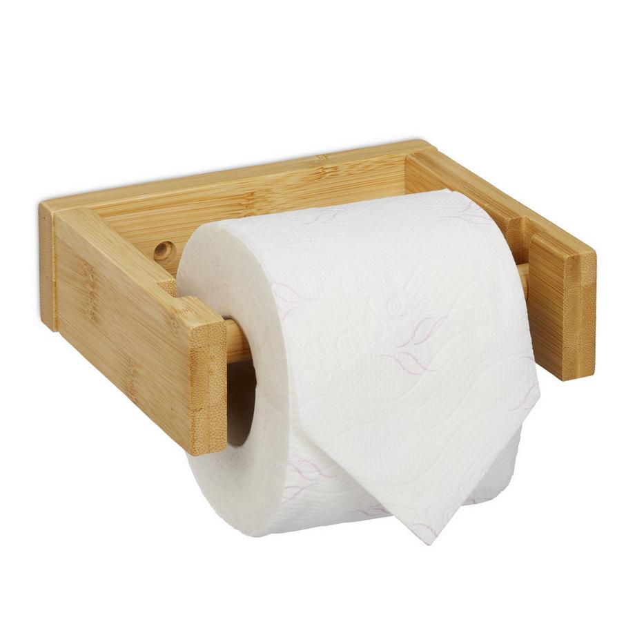 B2X  Toilettenpapierhalter Bambus 