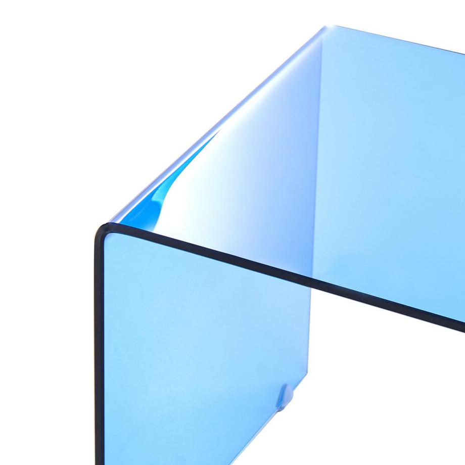 Beliani Couchtisch aus Sicherheitsglas Retro KENDALL  