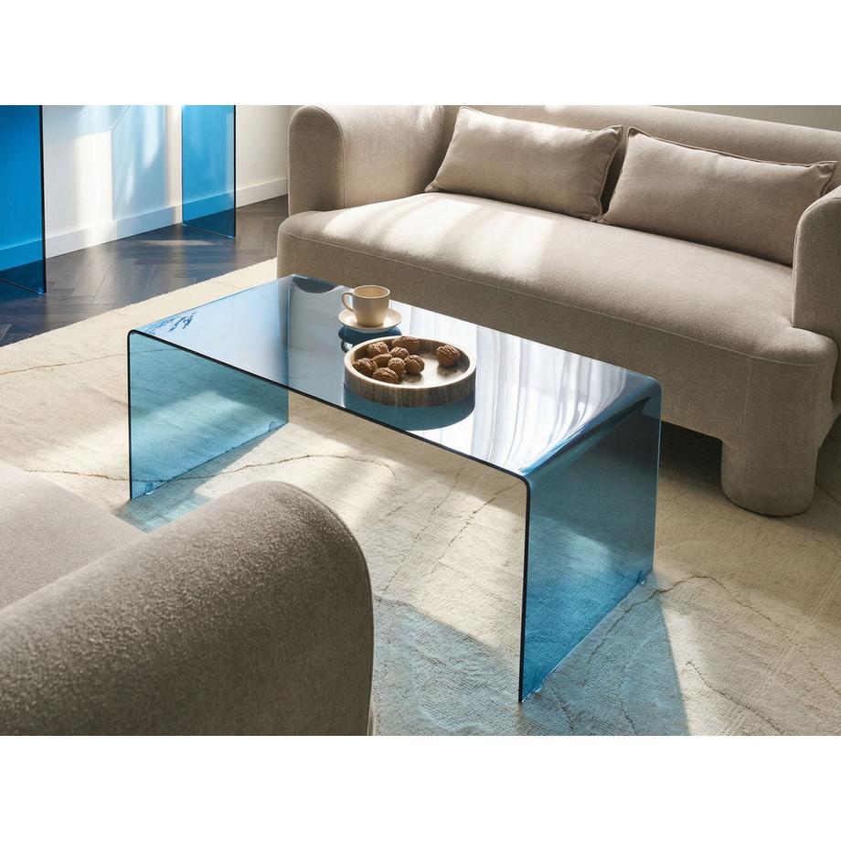 Beliani Couchtisch aus Sicherheitsglas Retro KENDALL  