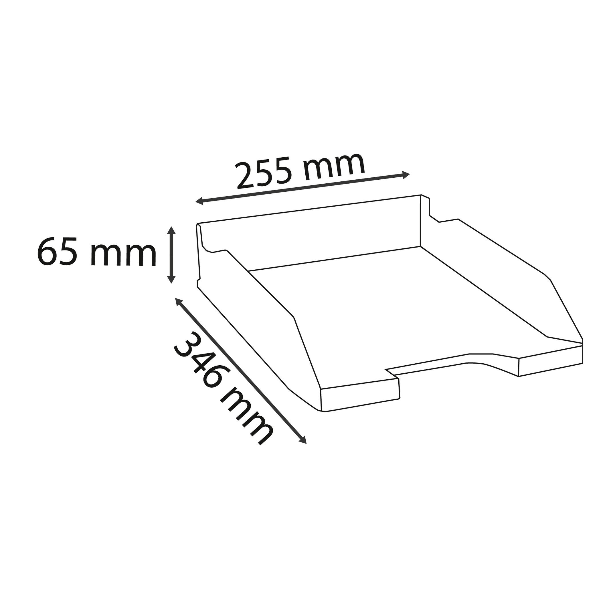 Exacompta Corbeille à courrier Combo Midi Ecoblack x 6  