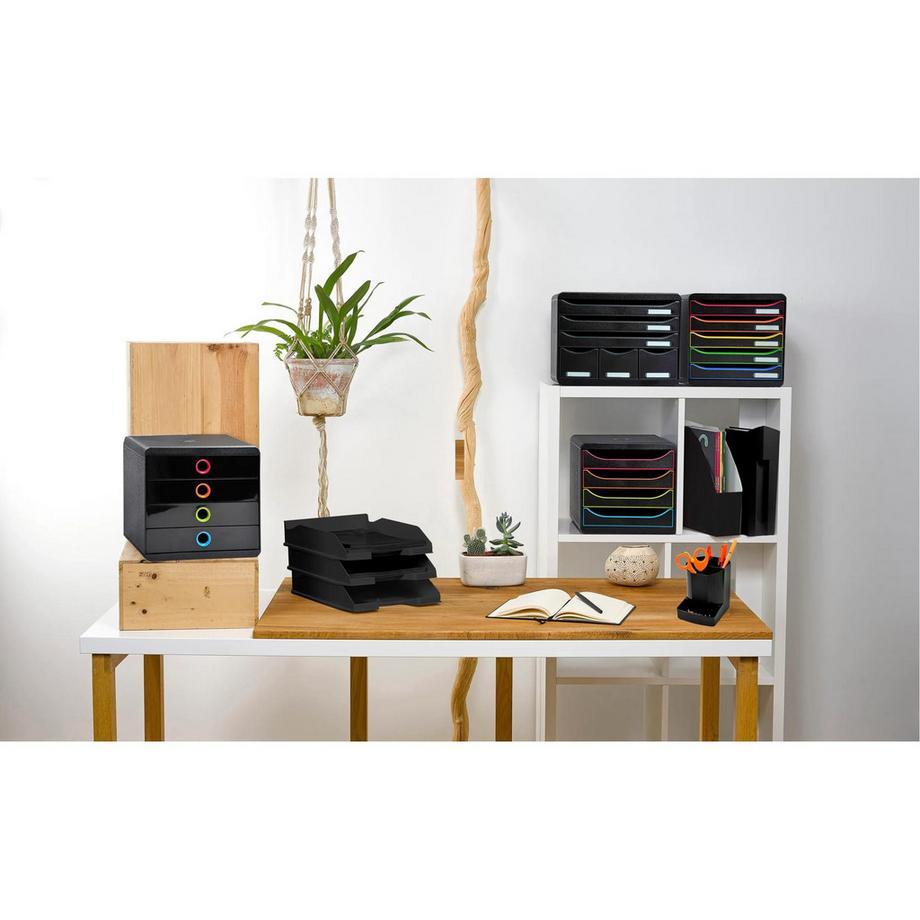 Exacompta Vaschetta portacorrispondenza Combo Midi Ecoblack - x 6  